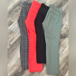 GAP Women’s Petite skinny ankle professional pants Set of 4 ✨
